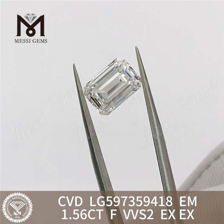 1.56CT F VVS2 EM Diamantes con certificación IGI Elegance Shapes丨Messigems LG597359418