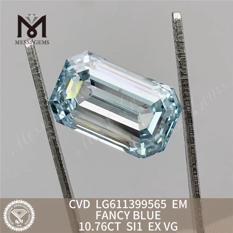 10.76CT SI1 EM FANCY BLUE diamante cultivado en laboratorio CVD LG611399565 