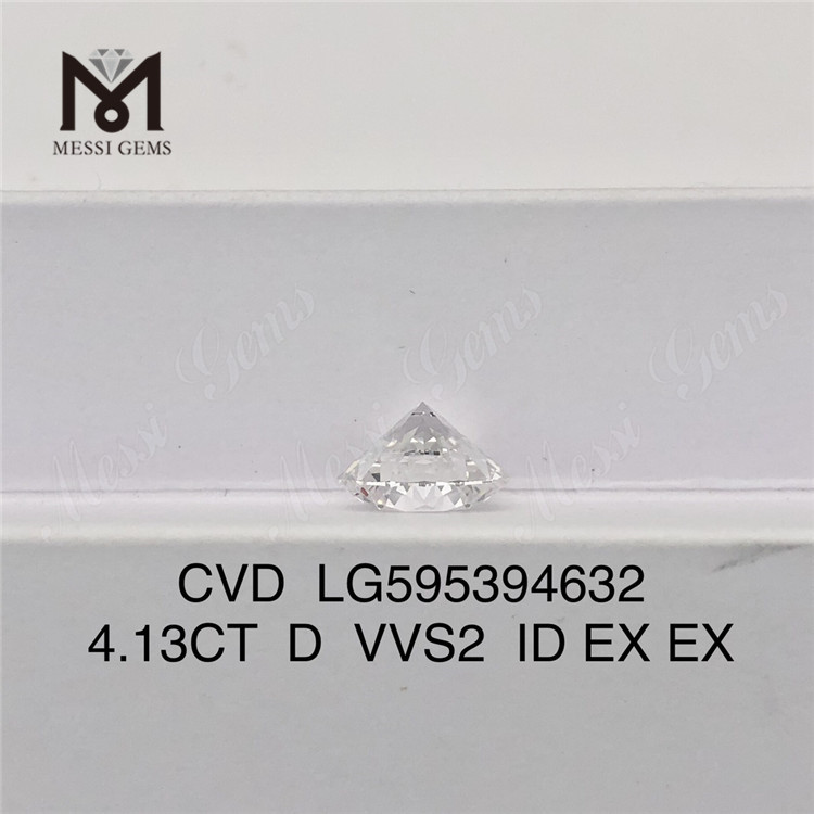 4.13CT D VVS2 ID EX EX 4ct CVD Diamante en línea LG595394632