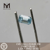 1.13CT VVS2 CVD FANCY BLUE EM Lab Diamond Solitaire IGI Diamonds Brilliance丨Messigems LG611353640 