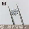 1.06CT E VVS1 Diamante cultivado en laboratorio de 1 quilate costo CVD Lujo rentable 丨Messigems LG607342369