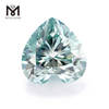 Corte de corazón 8 * 9 mm Teal moisanita suelta proveedor de piedras preciosas al por mayor