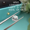 Diamantes de laboratorio HPHT 1,32 ct VS1 D Corte IDEL