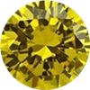 Amarillo piedras de circonio cúbico