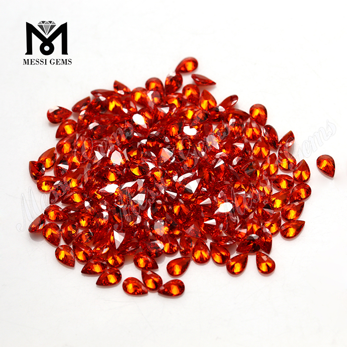 comprar piedra preciosa de zirconia cúbica naranja suelta en línea