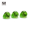 Precio de fábrica pera 10x12 mm Piedra preciosa de circonita cúbica verde manzana