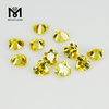 Precio de piedras preciosas de zirconia cúbica amarilla dorada con corazón de alta calidad