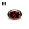 Venta al por mayor Granate cortado a máquina 13 x 18 mm Piedra de circonita cúbica ovalada