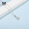 Colgante Messi Gems diseño clásico collar de plata 925 para mujer