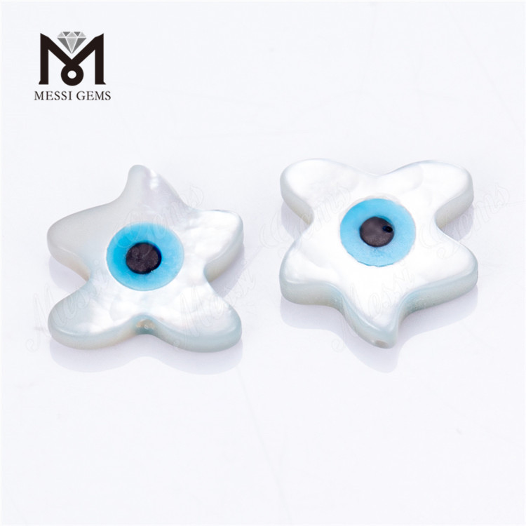 Concha de ojo en forma de estrella de 8 mm-10 mm de nácar
