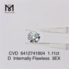 1.11ct D cvd diamante Precio al por mayor IF 3EX hombre hecho diamante en oferta