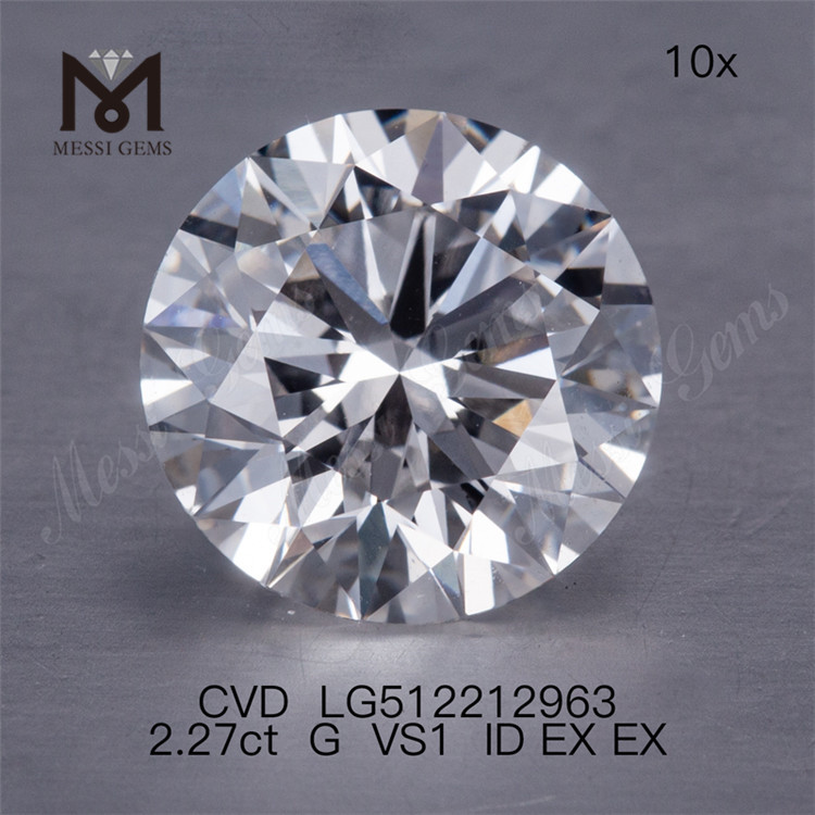 2.27CT E VS diamantes de laboratorio RD Cut cvd diamantes en oferta