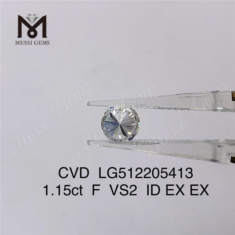 1.15ct F VS cvd diamantes hechos por el hombre IF 3EX laboratorio diamante Precio al por mayor