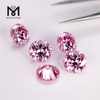 Certificado GRA Calidad superior 1 quilate Precio al por mayor Piedra preciosa de forma redonda de moisonita rosa para joyería