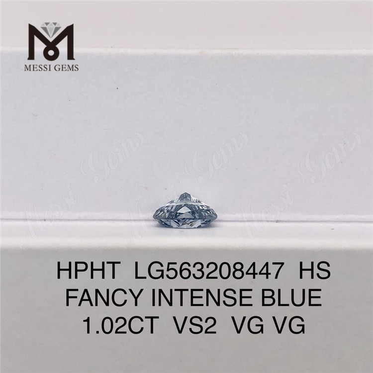 1.02CT HS FANCY AZUL INTENSO VS2 VG VG diamante cultivado en laboratorio HPHT LG563208447