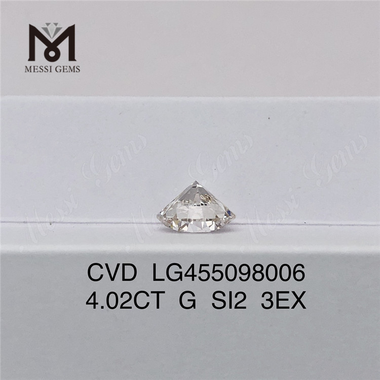 4.02CT G rd mejor venta diamante de laboratorio suelto 3EX rd diamante cvd suelto en oferta
