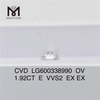 1.92CT E VVS2 EX EX OV diamante cultivado en laboratorio cvd LG600338990 Ecológico 丨Messigems 