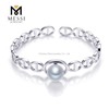 Pulseras elegantes de perlas de Tahití S925 de 10-11 mm