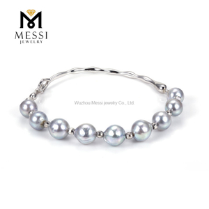Pulseras de perlas Akoya S925 de 7-8 mm Sofisticación