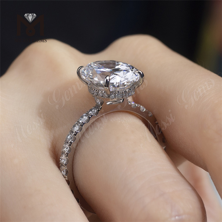 anillos de boda ovalados