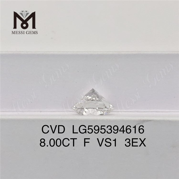 Diamante CVD de 8 ct F VS1 3EX Diamante hecho por el hombre LG595394616