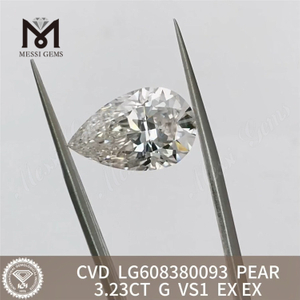 Certificado igi de 3,23 quilates para diamantes VS Diamantes CVD asequibles de calidad para diseñadores de joyas 丨Messigems LG608380093