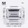 5.24CT E VVS2 EX EX Diamantes de laboratorio a granel CVD LG597379366 EM丨Messigems