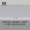1.00CT D VS2 VG VG G VG G Impresionantes diamantes naturales de 1 quilate presentan lujo S547837 丨Messigems