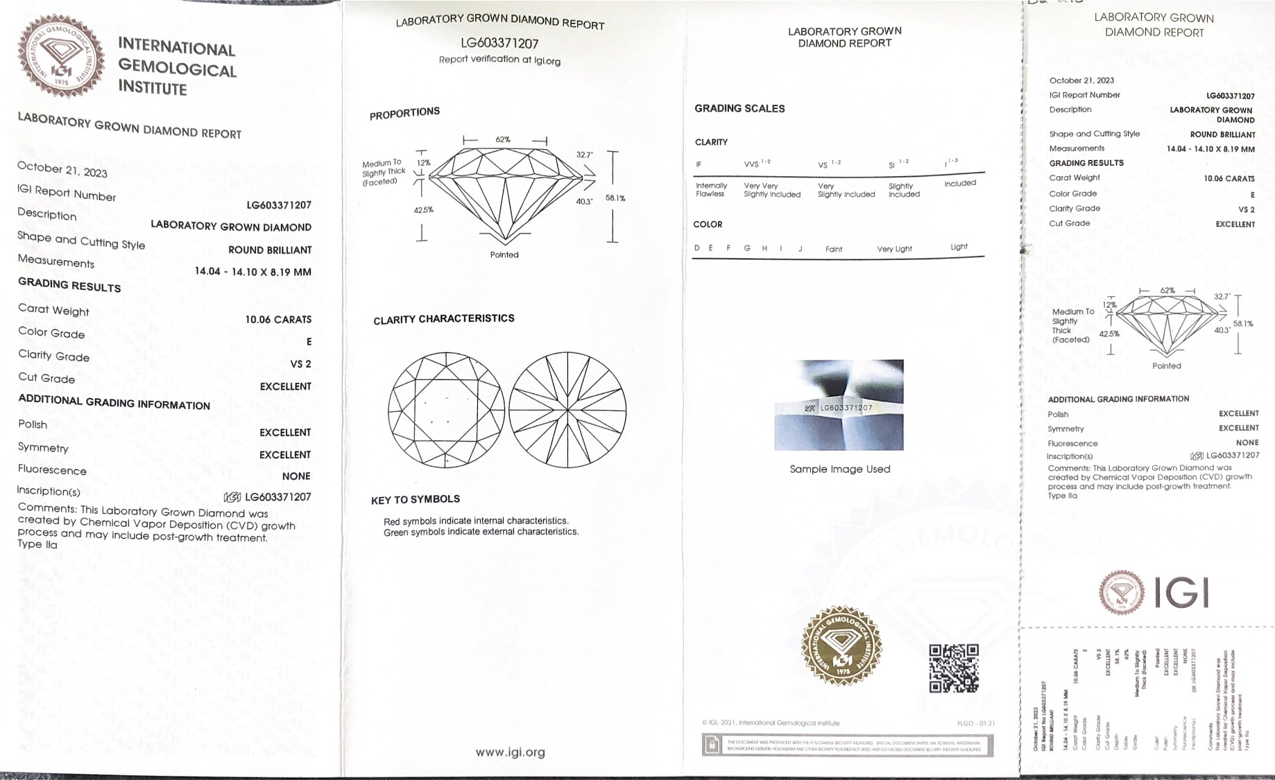 Nuevos diamantes creados en laboratorio igi.
