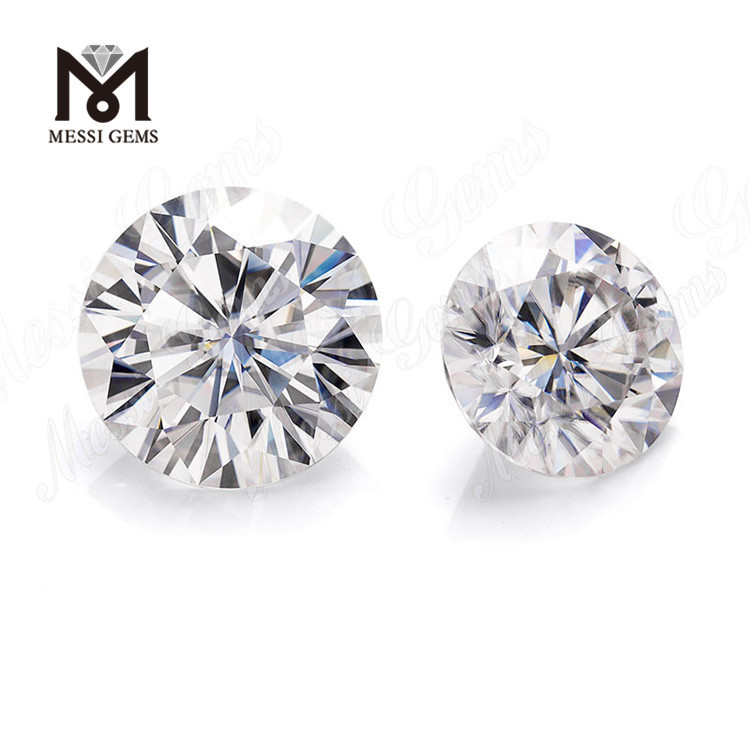 Diamante moissanite de 14 mm GRA Diamante suelto de forma redonda