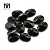 7*9 forma ovalada piedra preciosa suelta de alta calidad circonita cúbica negra