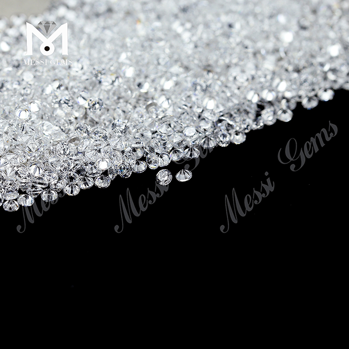 Piedra cz suelta 1,0 mm 1,5 mm 2,0 mm AAA Zirconia cúbica blanca Precio