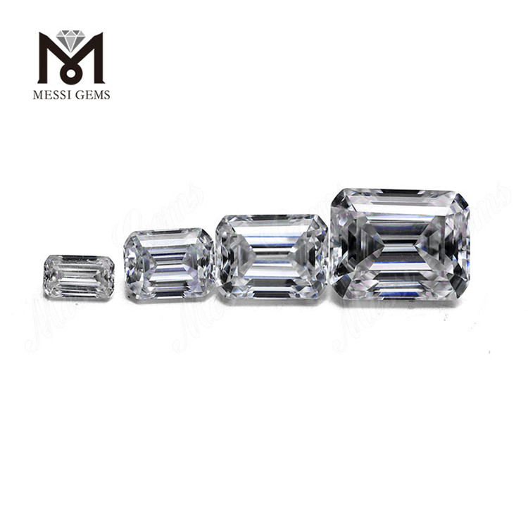 Precio al por mayor DEF 12 * 16 mm OCT Moissanite sintético cortado
