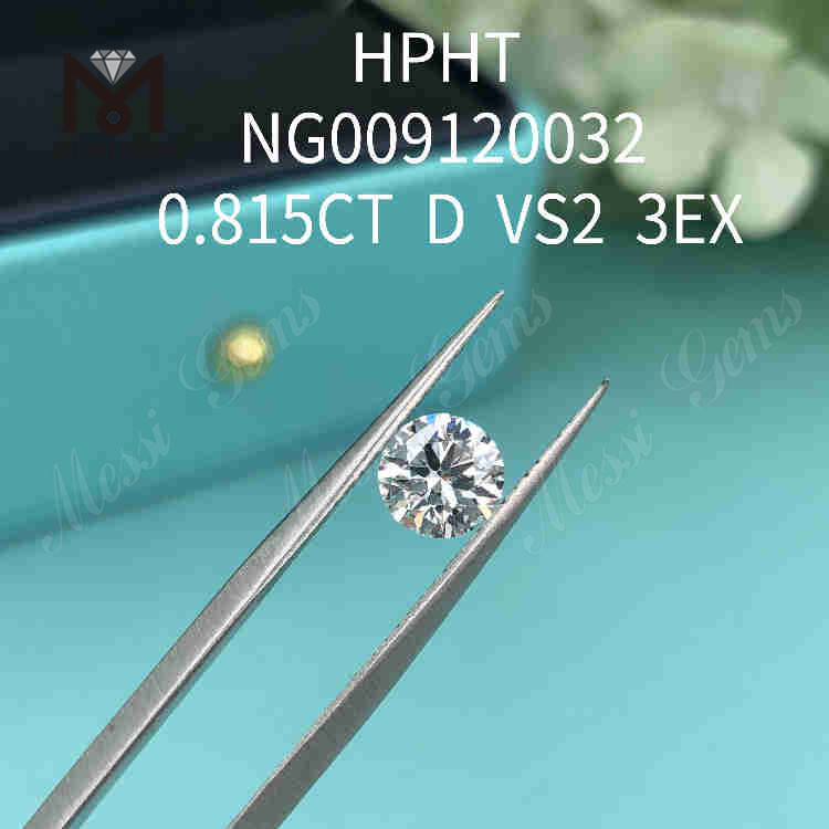 0.815 quilates D/VS2 diamantes redondos hechos en laboratorio precio 3EX