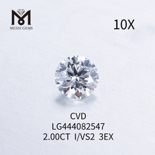Diamantes de laboratorio de grado de corte EX con forma I VS2 RD de 2 quilates en oferta