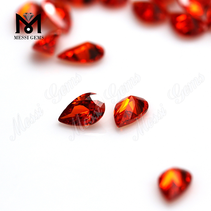 comprar piedra preciosa de zirconia cúbica naranja suelta en línea