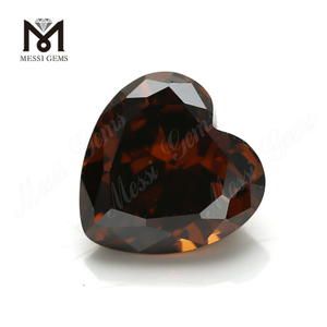 Corazón suelto Cojín 10*10mm CZ Cubic Zirconia Stones Precios
