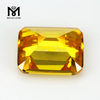 11x13mm octágono amarillo cz piedra preciosa zirconia cúbica piedra preciosa