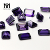 13*18 amatista gemas sueltas zirconia cúbica talla esmeralda