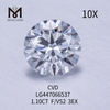 1.10 quilates F VS2 Diamantes redondos de laboratorio BRILLIANT EX Cut HPHT