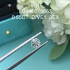 0.55CT D/VS1 diamante de laboratorio de corte redondo 3EX diamante cultivado en laboratorio precio al por mayor