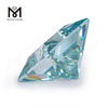 Precio al por mayor Moisonite suelto Corte princesa Diamante de moissanita azul de 1 quilate