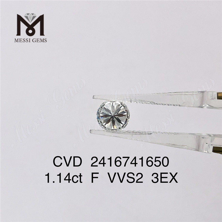 1.14ct F lab diamante VVS 3EX cvd diamante en oferta