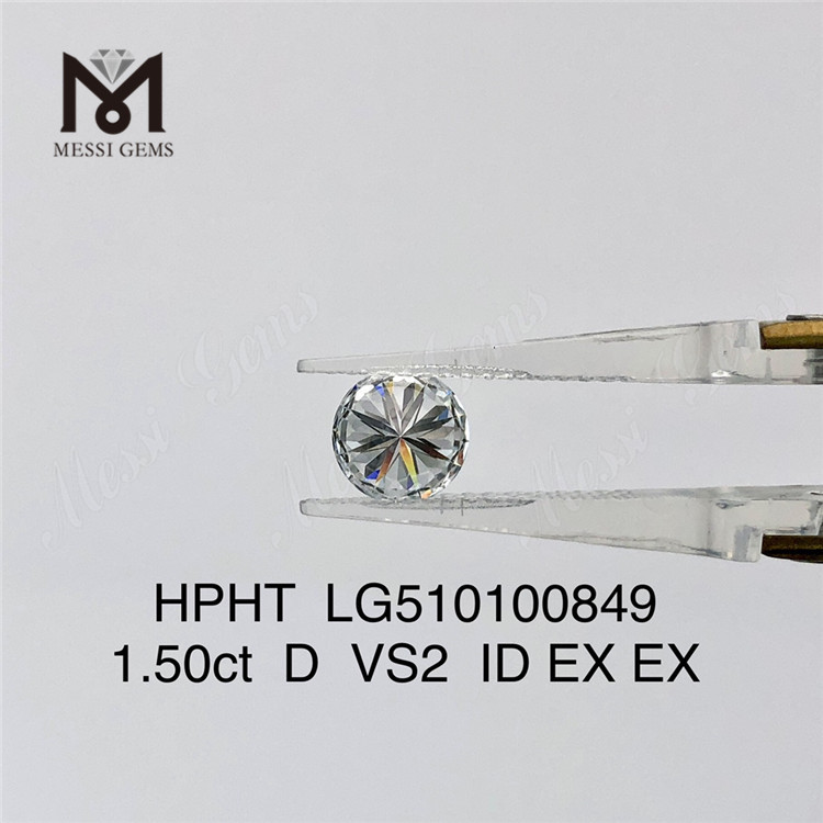 1.50CT D VS hpht diamante EX precio de fábrica de diamantes de laboratorio