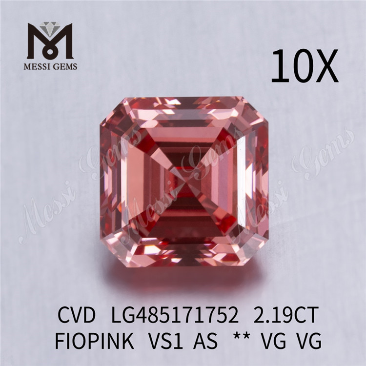2.19CT FIOPINK VS1 AS VG VG diamante de laboratorio al por mayor CVD LG485171752
