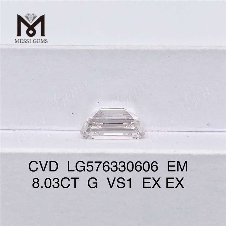 8.03CT G VS1 EX EX EM laboratorio creado diamante simulado CVD LG576330606
