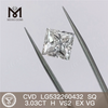 3.03CT H cvd diamante al por mayor SQ VS2 fabricante de diamantes cultivados en laboratorio a la venta