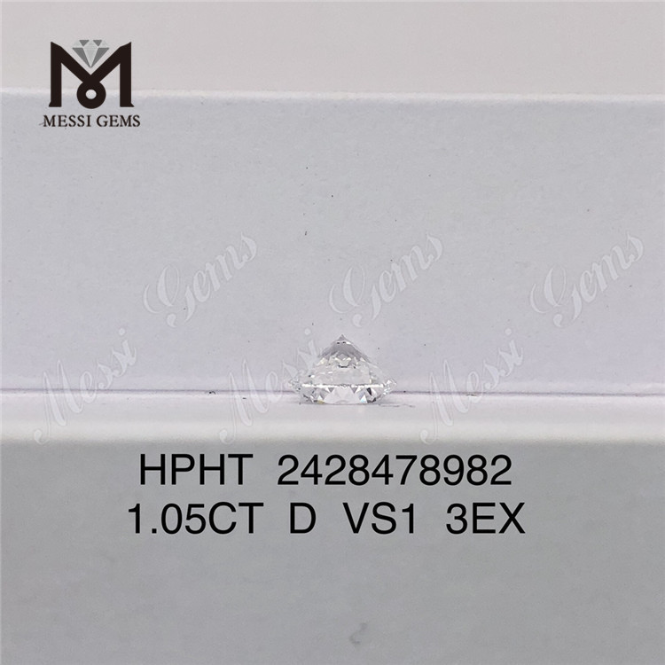 1.05CT D VS1 3EX RD Diamantes de laboratorio sueltos cortados Diamante de laboratorio suelto blanco