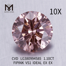 1.10CT FIPINK VS1 IDEAL EX EX cvd diamante mayorista LG380994585 