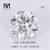 Venta al por mayor de diamantes de laboratorio sueltos redondos G VS de 1,08 ct G VS Venta de diamantes de laboratorio sueltos blancos de CVD
